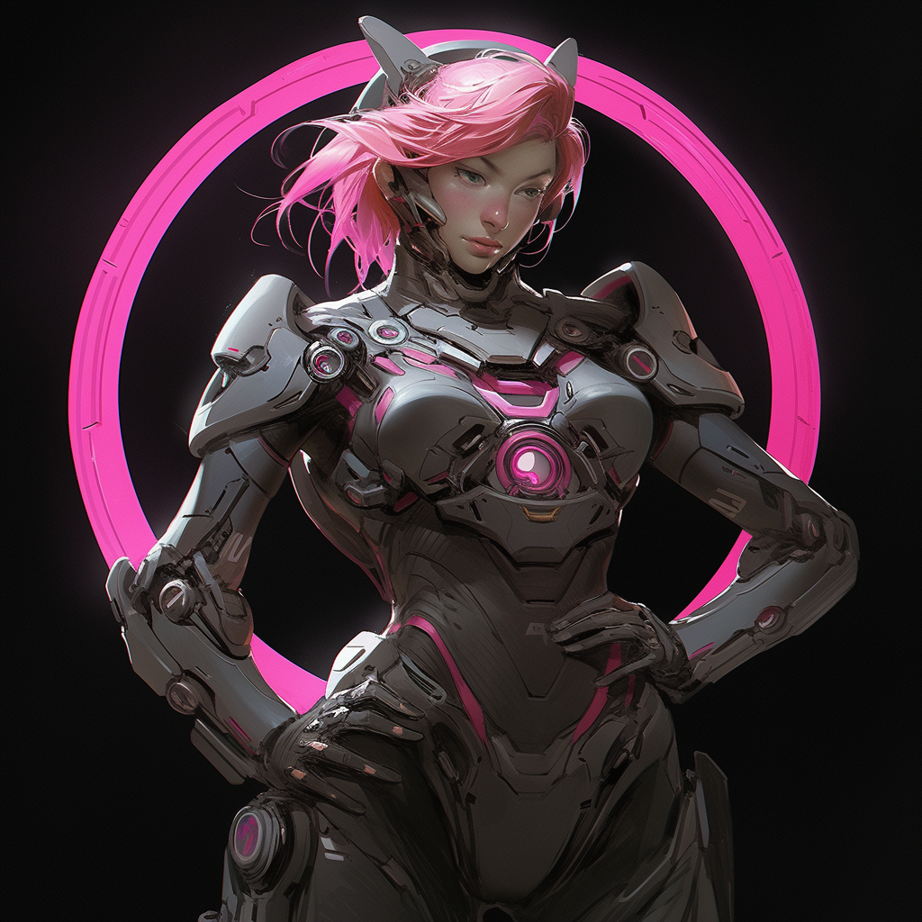 Woman in Rose-Gold Halo Spartan Armor