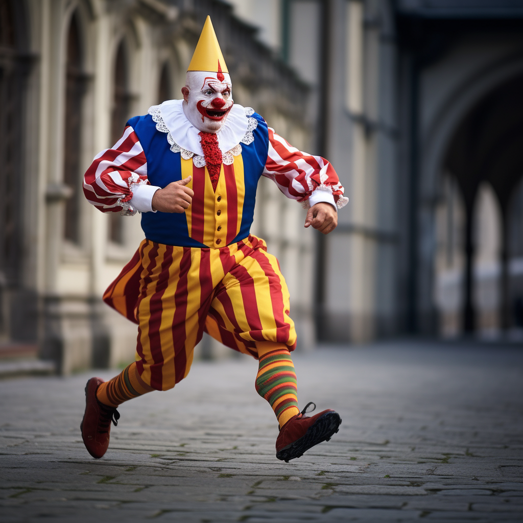 Hamburger Clown Swiss Guard Running for US President