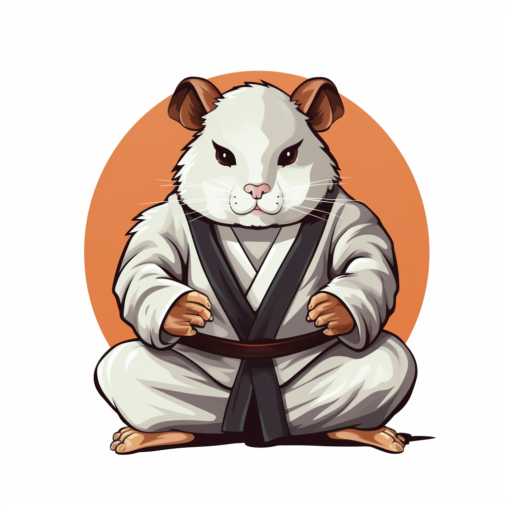 Judo Master Hamster Logo