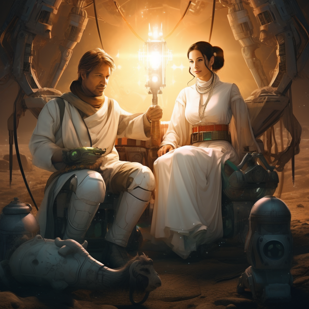 Han and Leia Nativity Scene