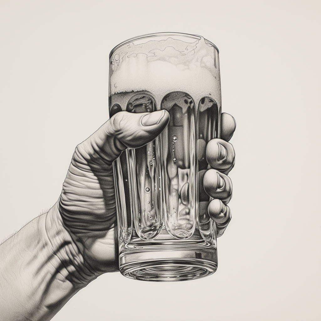 Image of Hand Holding Beer