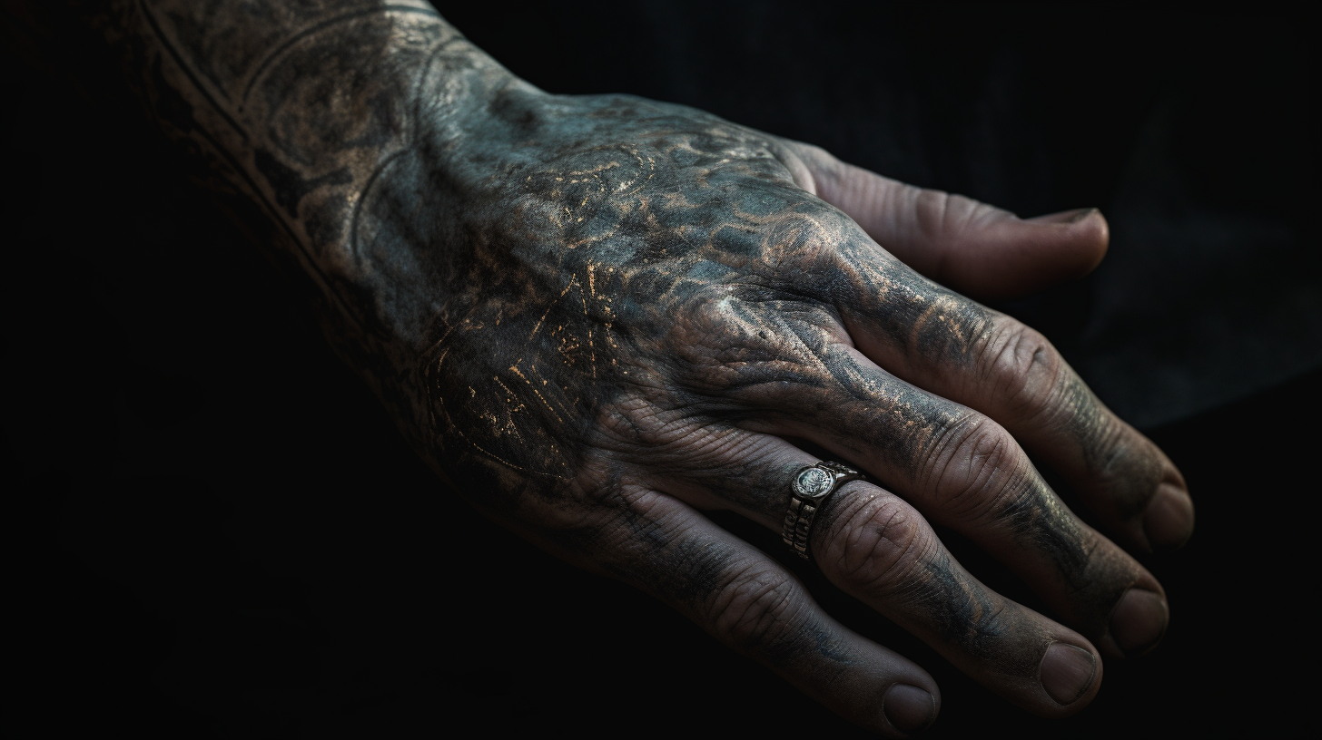 Hand with Skull Tattoo