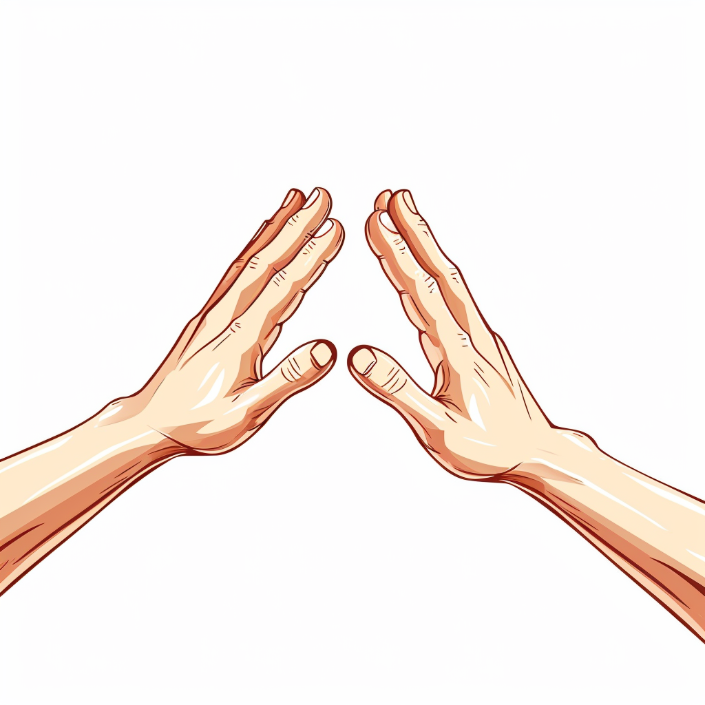 High Five Minimal Vector Illustration