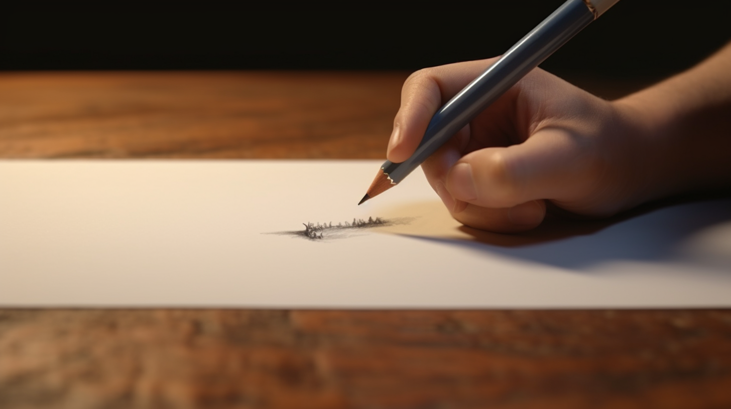 Erased Handwritten Note with Realistic Details