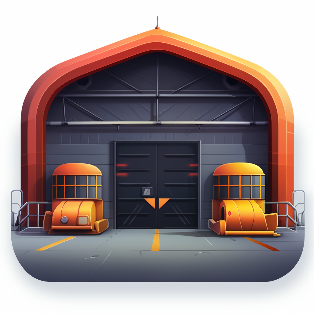 Hangar icon in mobile game