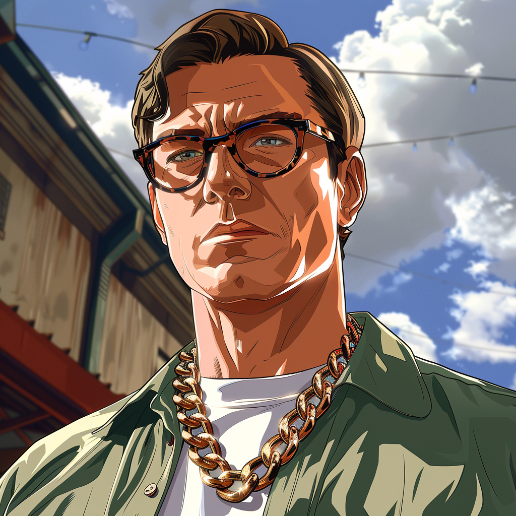 Hank Hill Thug Diamond Chains