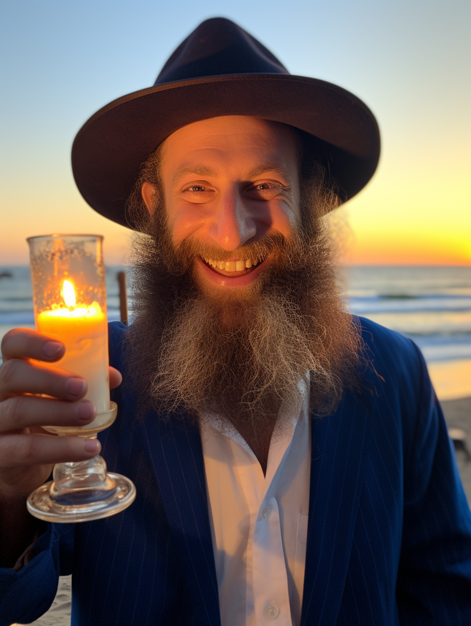 Hanukkah celebration in San Diego