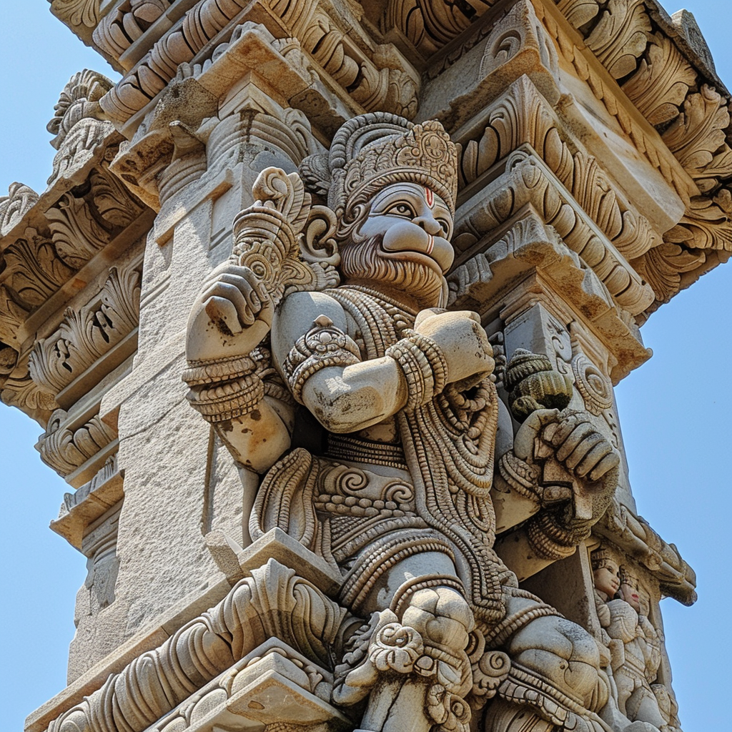 Lord Hanuman Temple Inscription