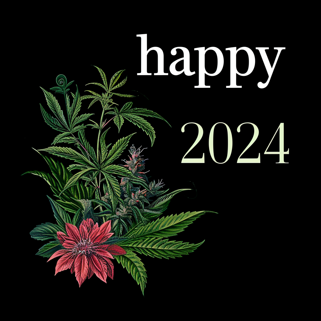 Happy 2024 with Weed