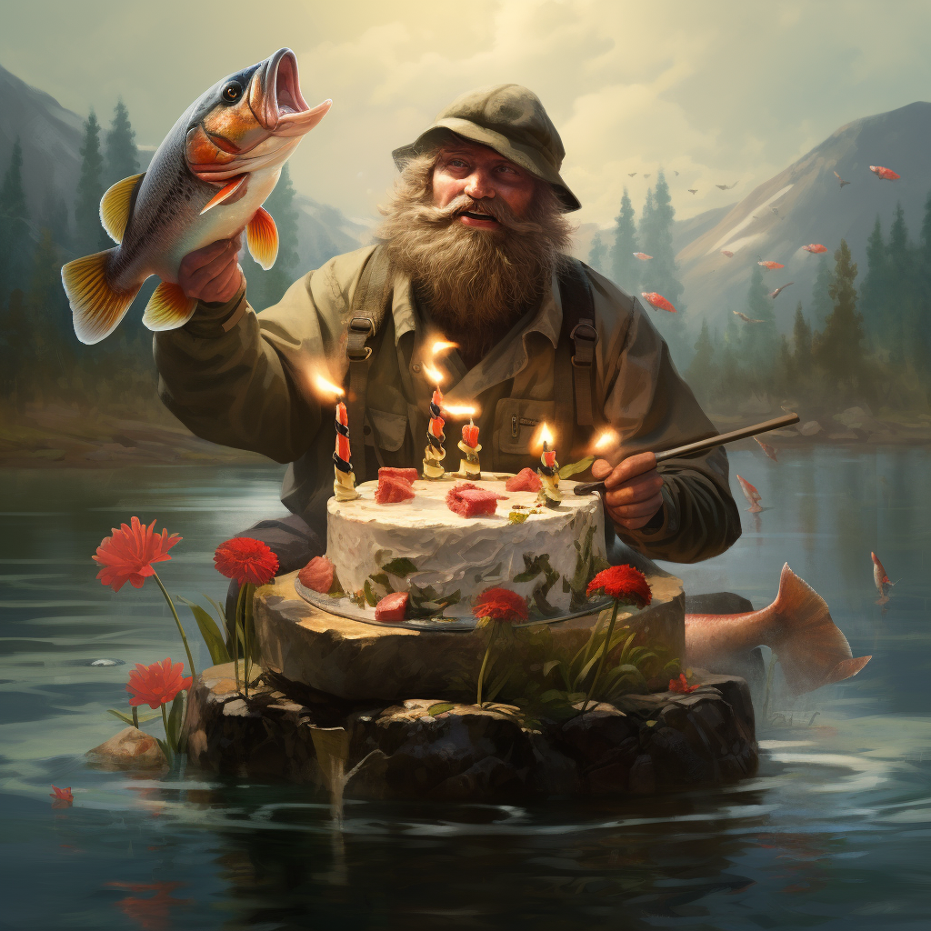 Happy Birthday Fisherman Picture