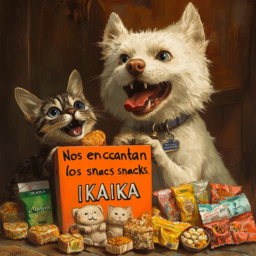 Dog Cat Snacks Sign Happy