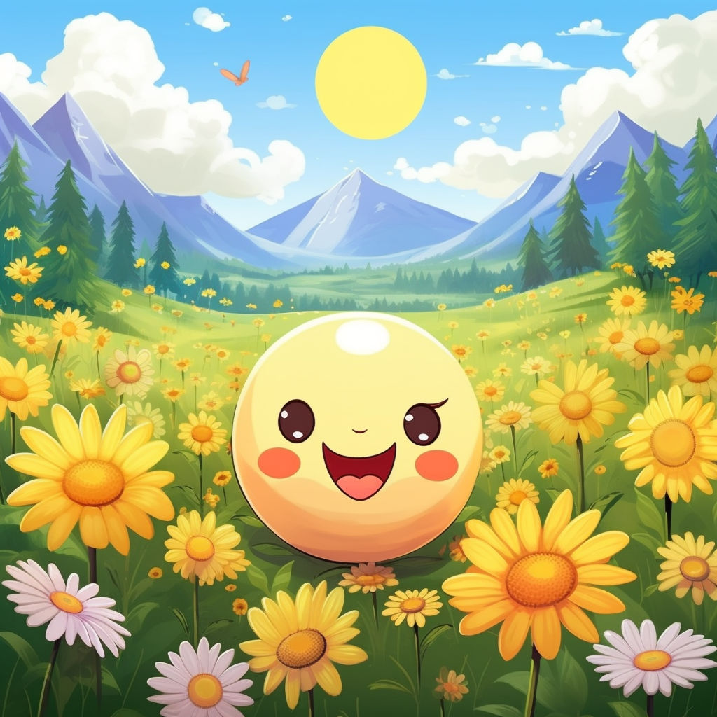 Cute and Happy Kawaii Summer Scenes