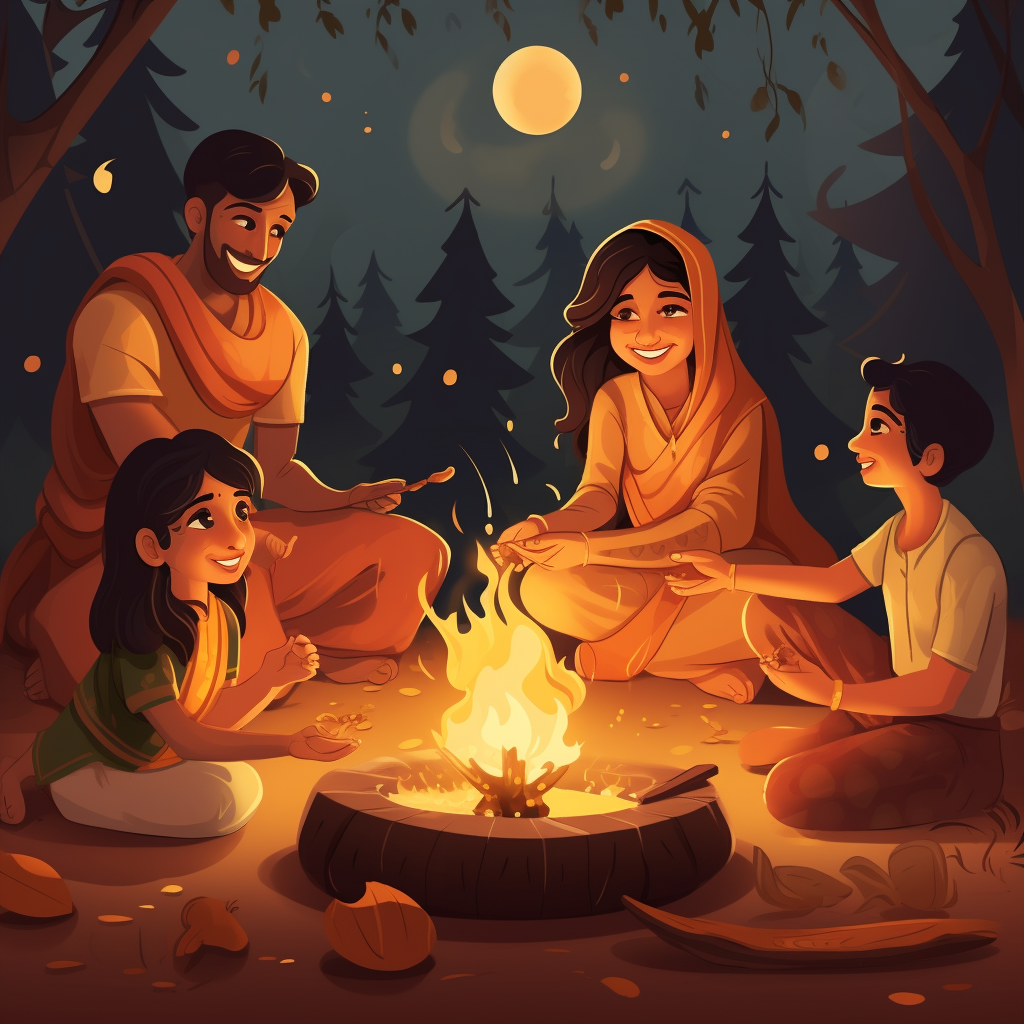 Happy Lohri Creative Story without Humans