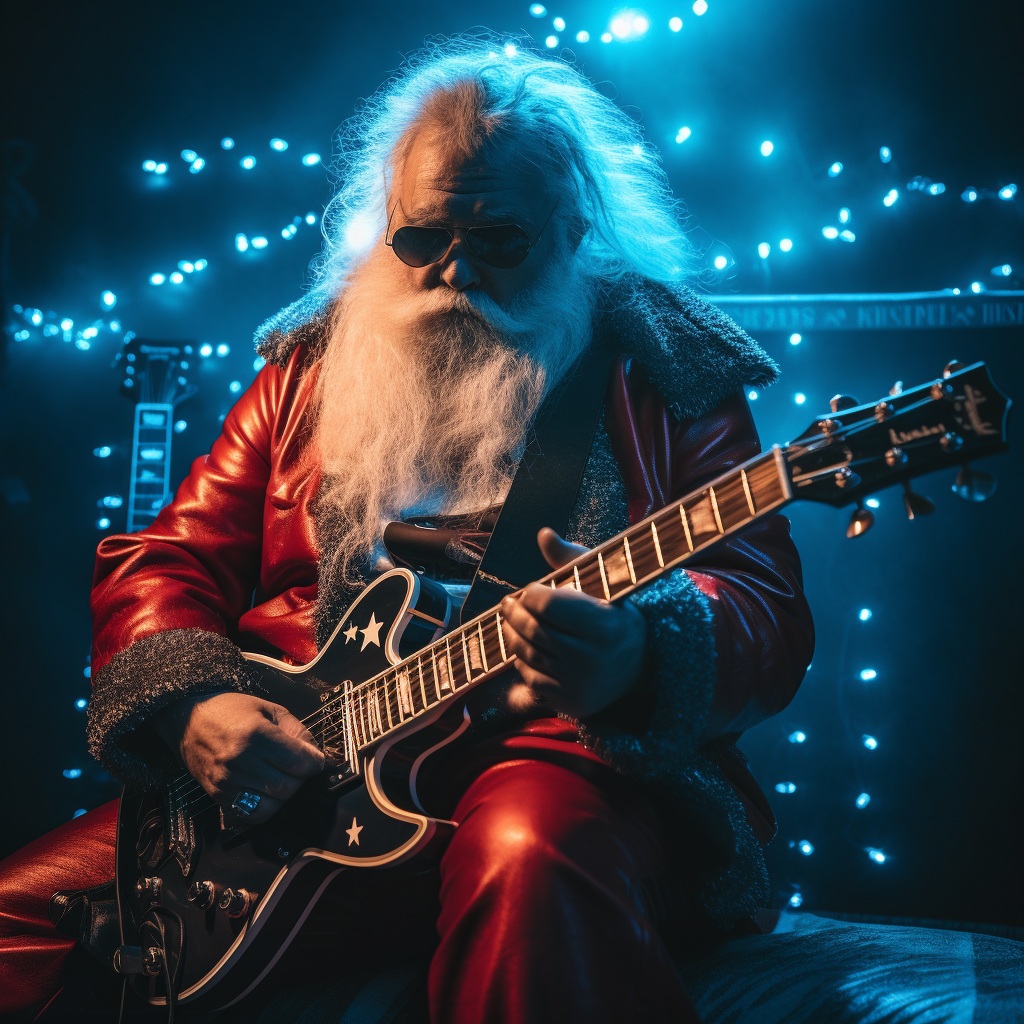 Hardrock Santa Claus Filled with Sadness