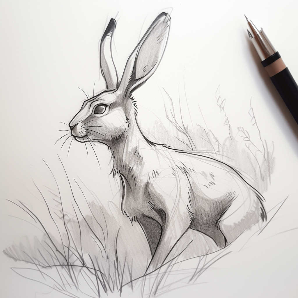 Hare Sketch