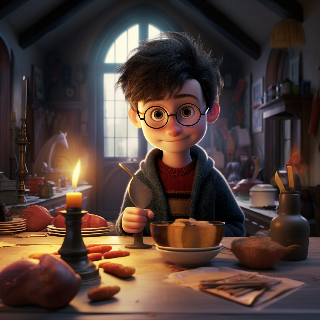 Harry Potter Pixar Movie Poster