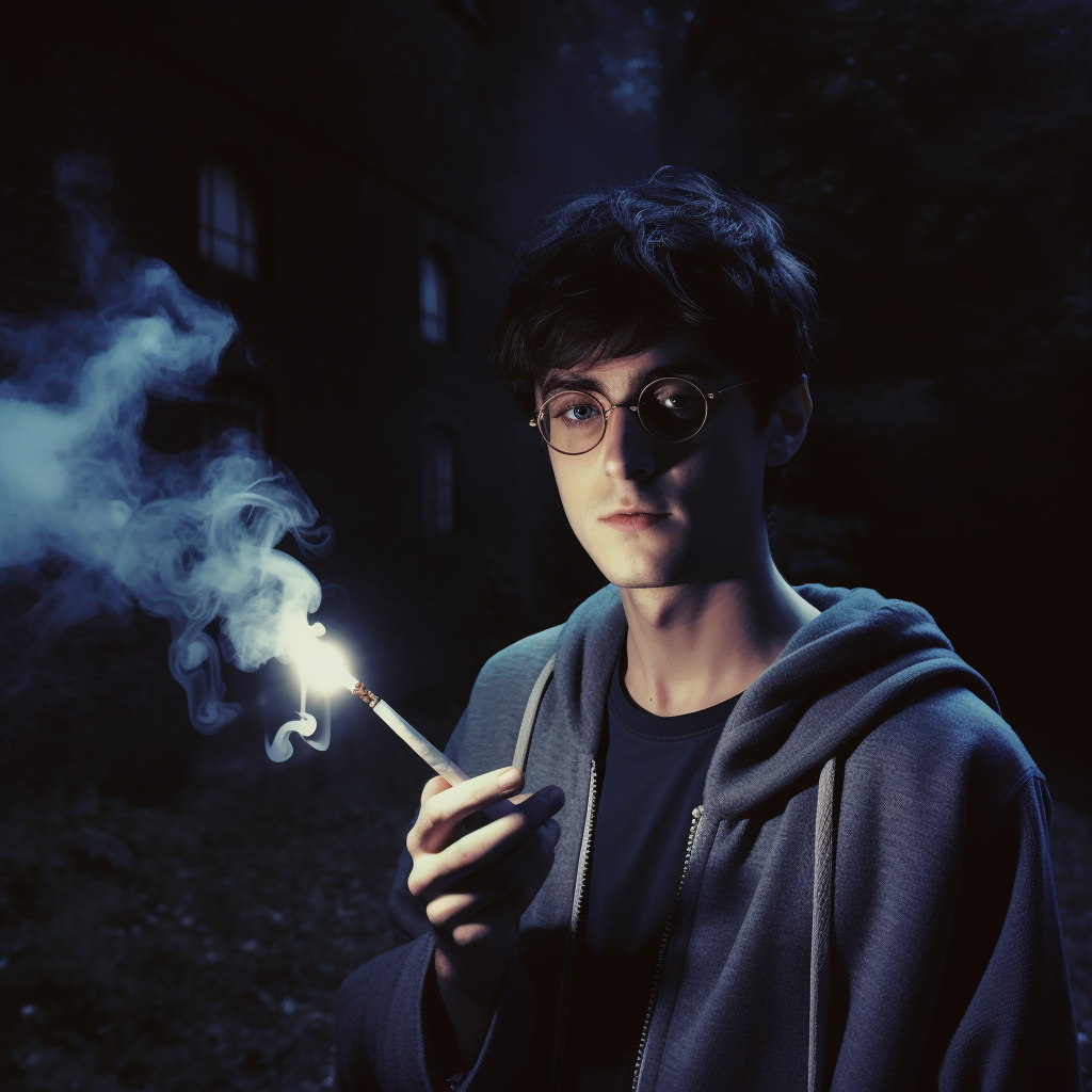 Harry Potter Smoking Cigarette iPhone 6 Camera