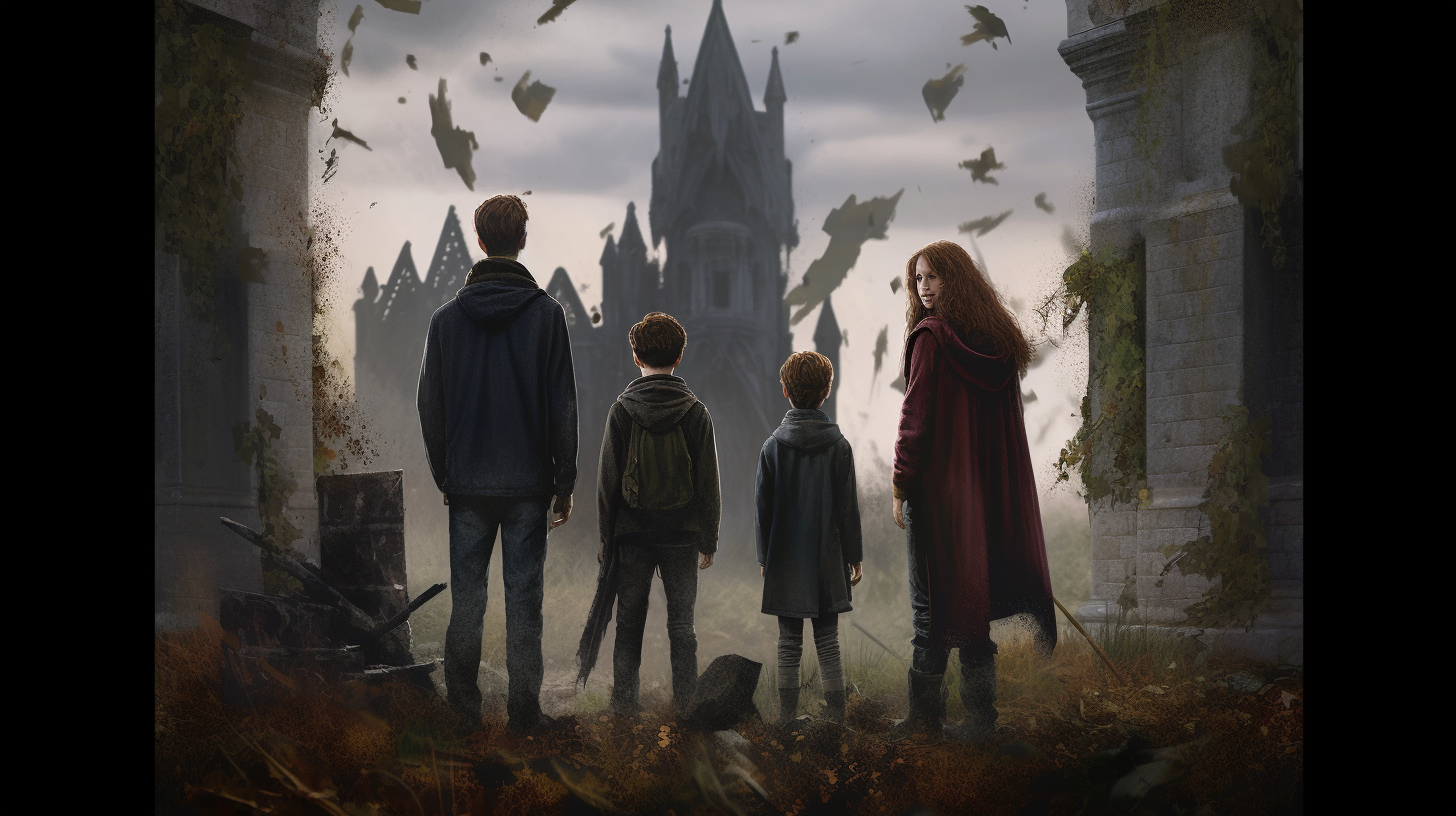 Harry Potter Family at Godric's Hollow