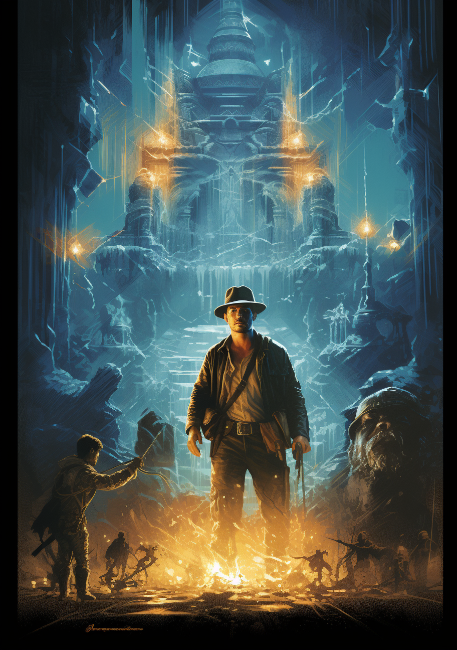 Harry Potter and The Raiders of The Lost Ark movie poster mashup