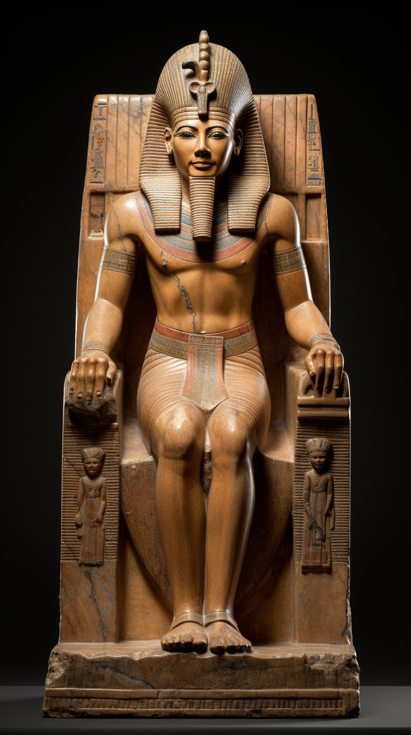 Hatshepsut taking the Egyptian throne realistically