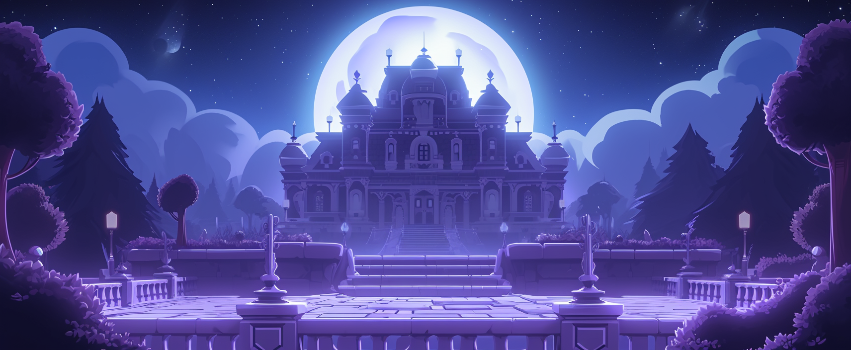 Haunted Mansion Video Game Background