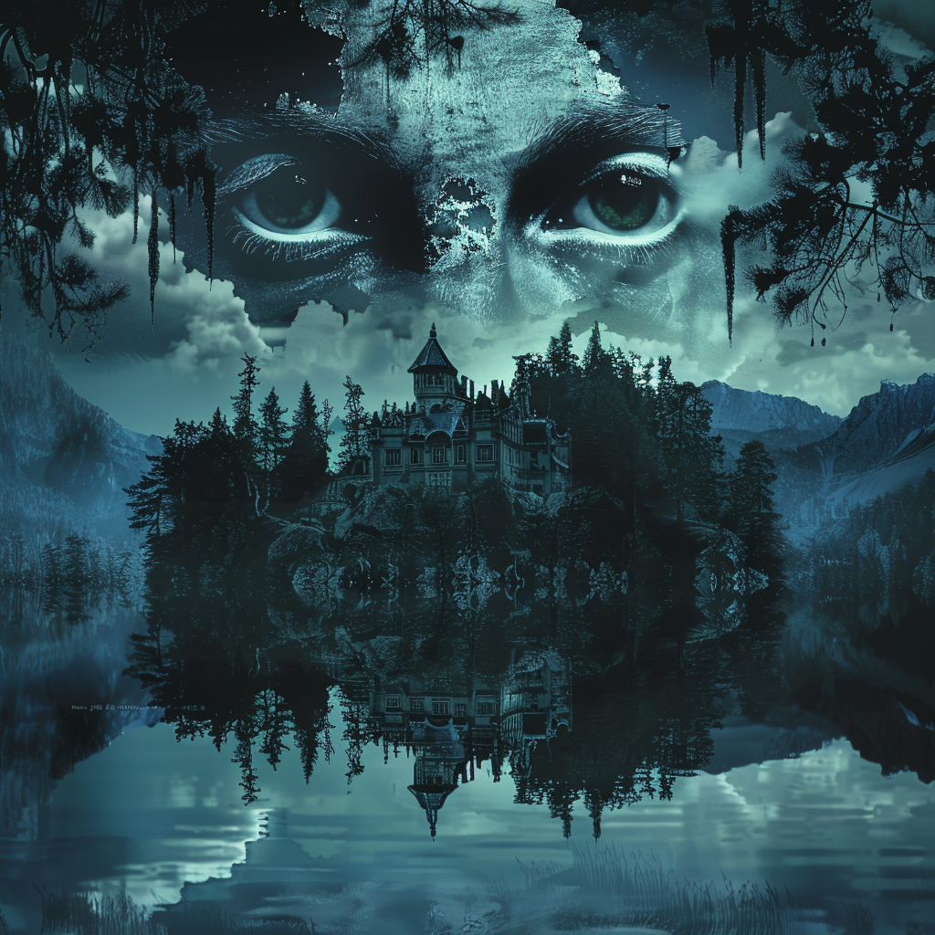 Haunted Lake Advertisement Design