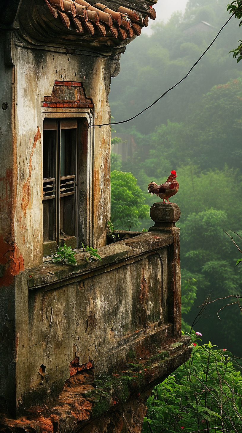 Haw Chicken and Chinese Architecture in Wine Country