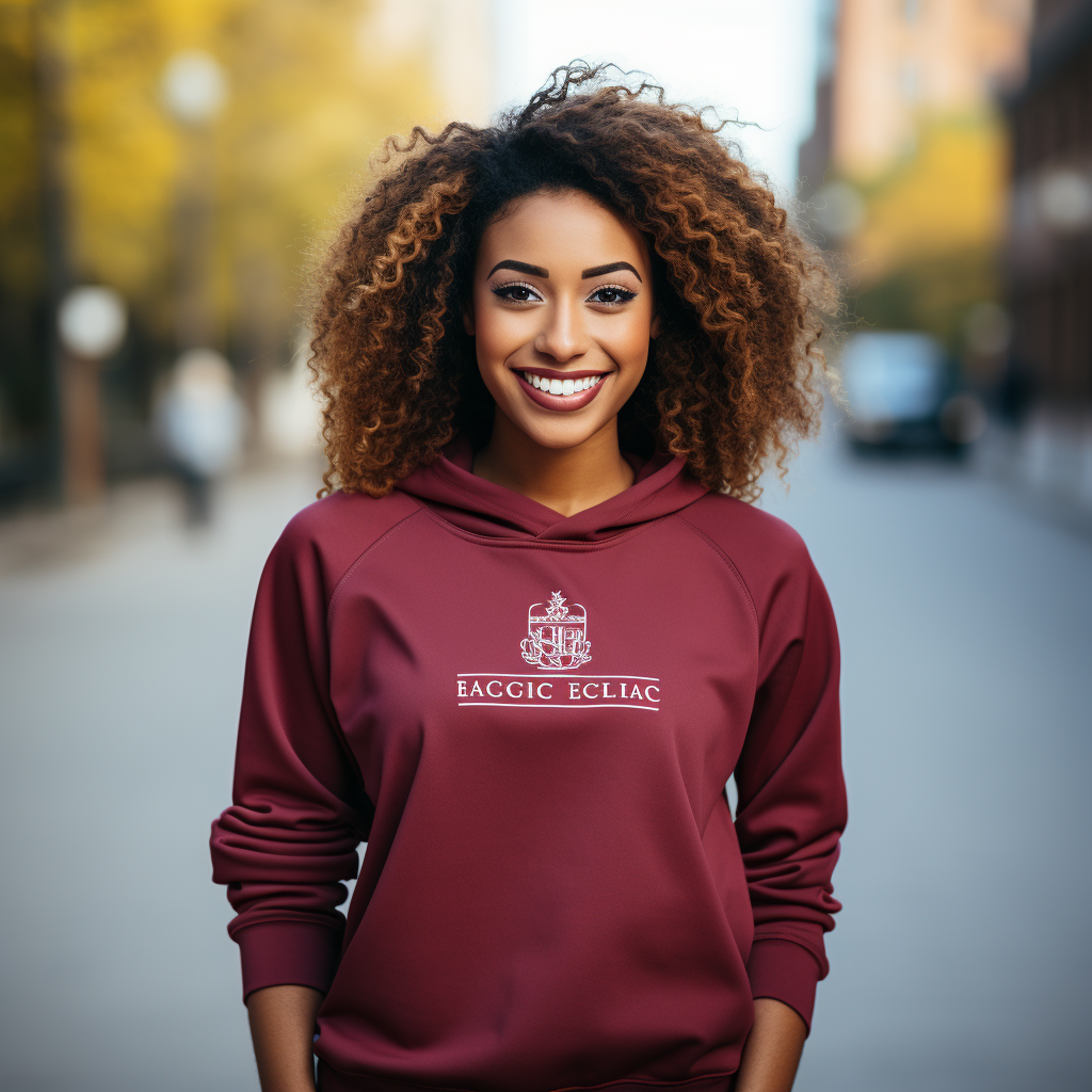 HBCU students in school apparel mockup