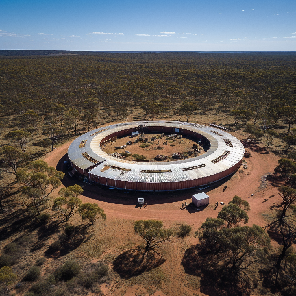 Aboriginal men healing center in mallee forests