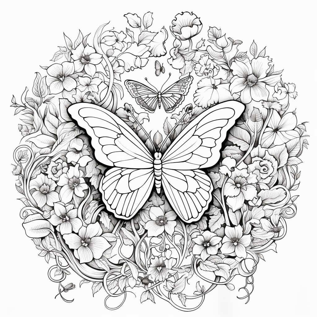 Ornate phrase  healing matters  surrounded by butterflies