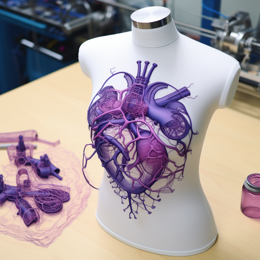 Graphic depicting 3D Bioprinting and Health