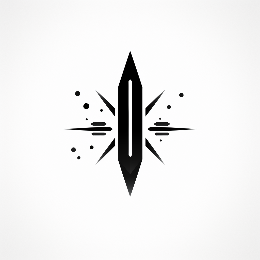 Minimalistic health logo with arrows