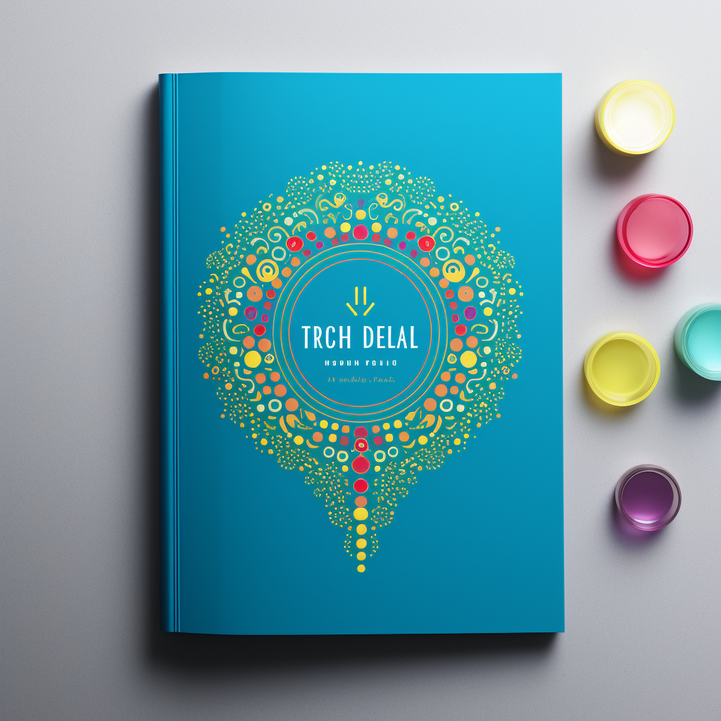 Colorful health tracker book cover