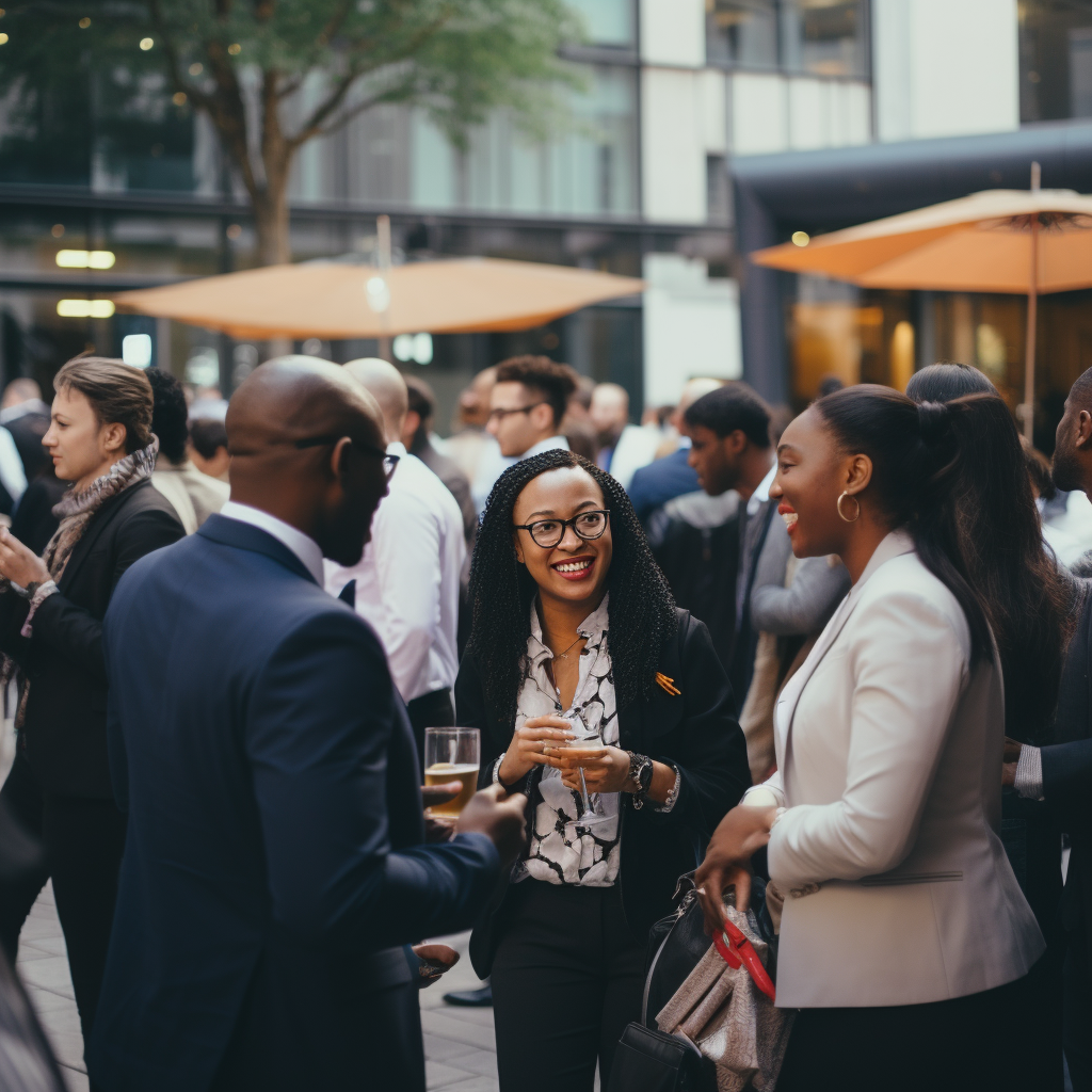 Healthcare Staffing Networking in Urban Area with Diverse Attendees