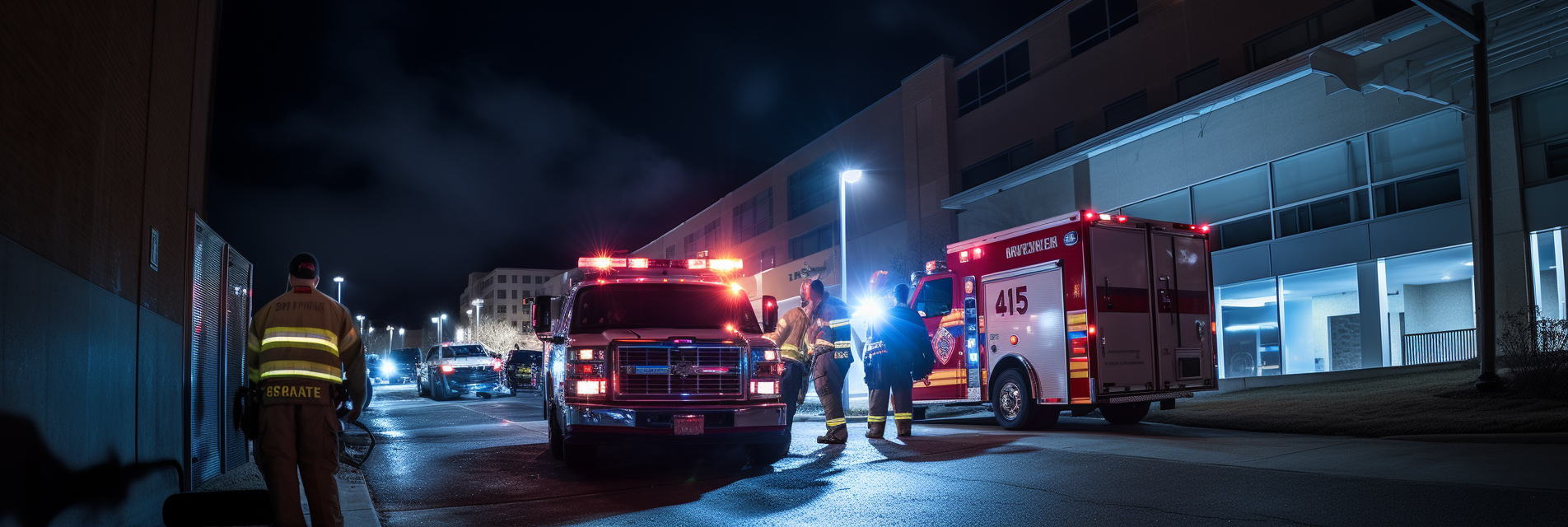 Dedicated healthcare professionals saving lives in emergency scenes