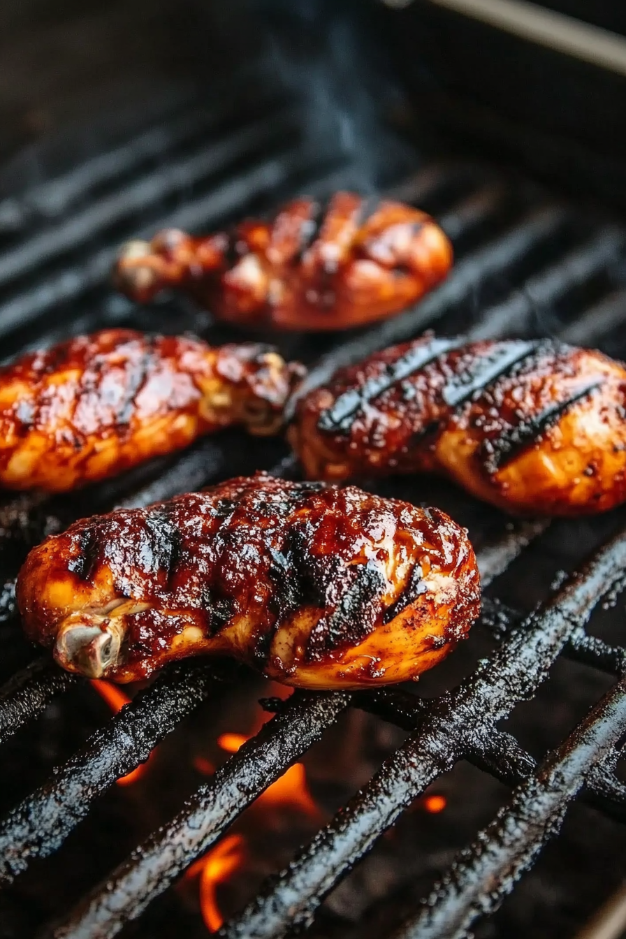 BBQ Grilled Chicken Recipes Background