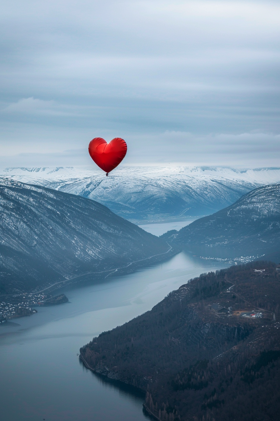 Heart Flying Germany Norway