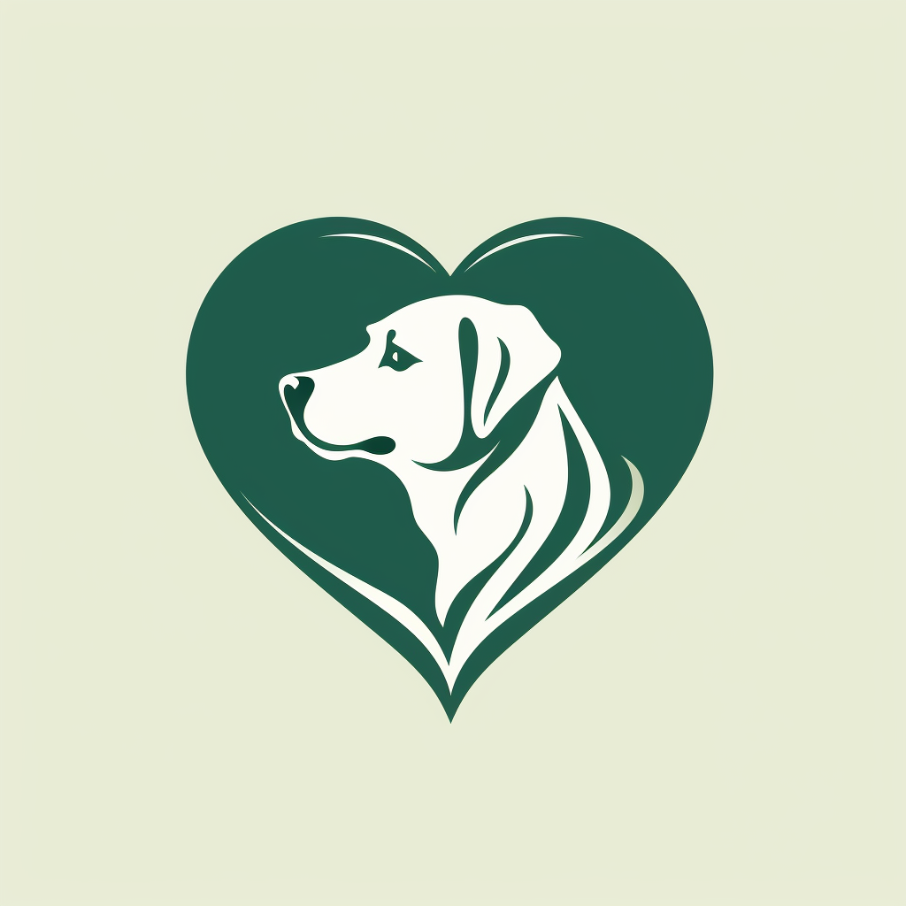 Heart Dog Eco-friendly Logo