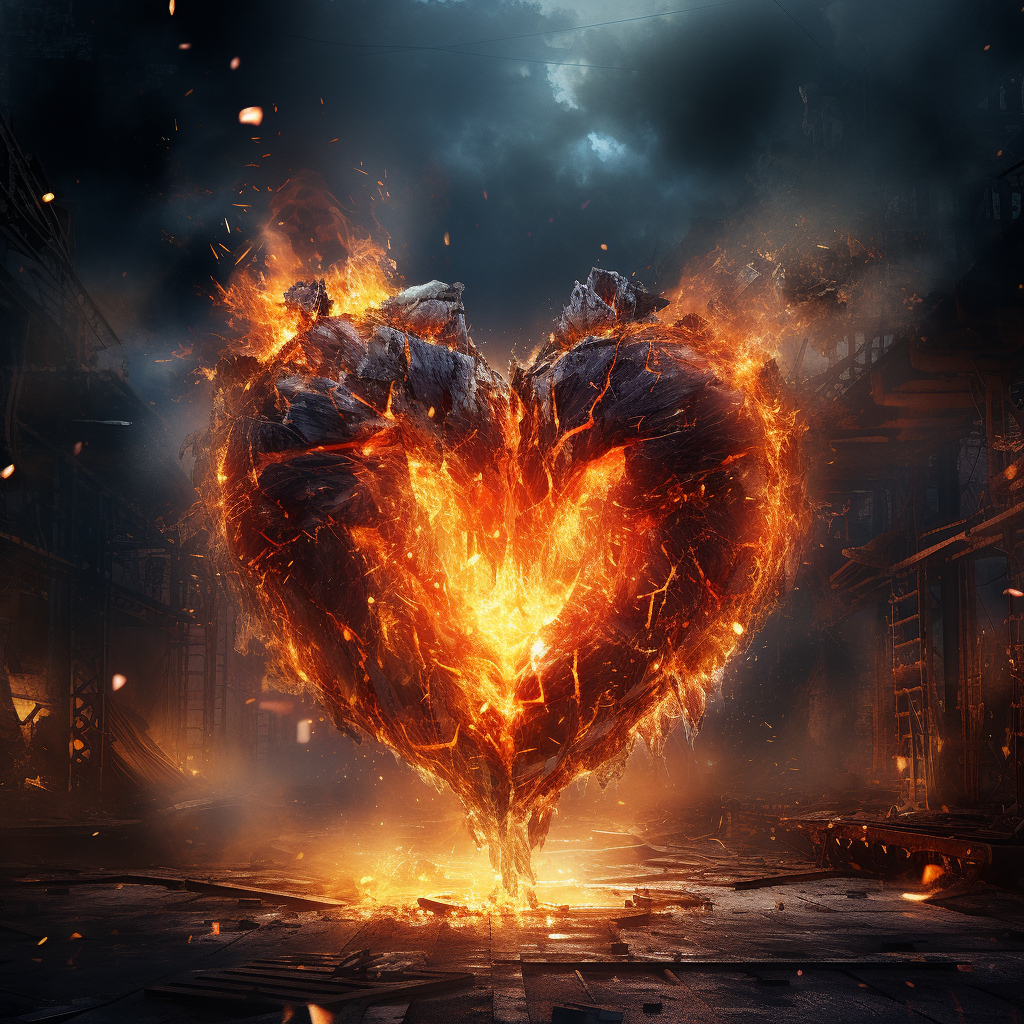 Warrior hearts on fire