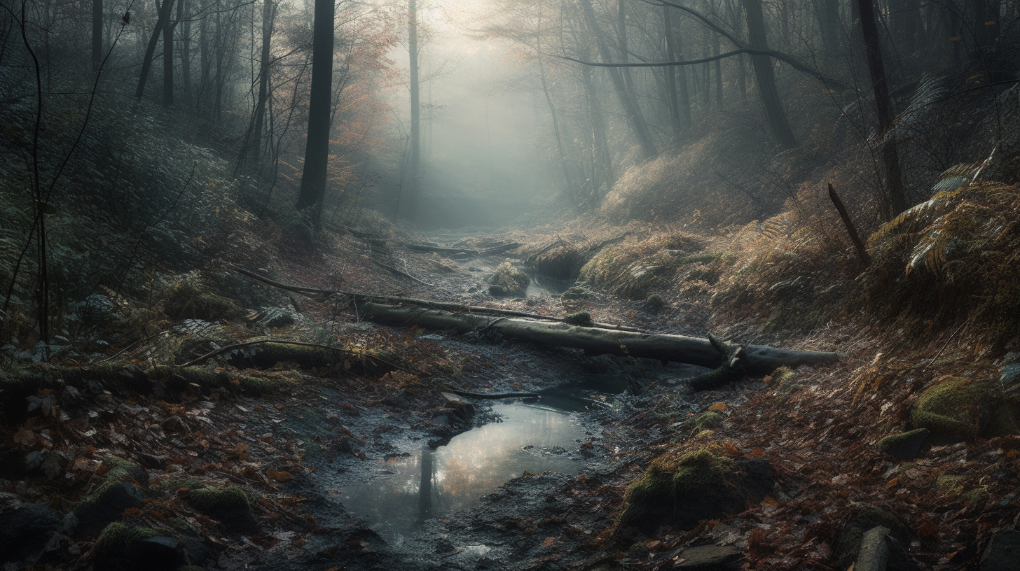 Mesmerizing hyperrealism forest photography