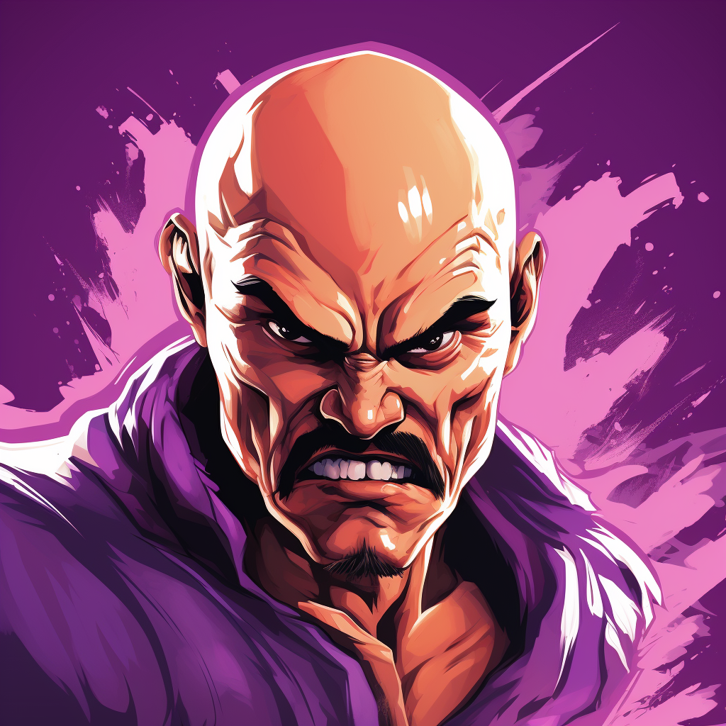 Heihachi Mishima Angry Fighter Image