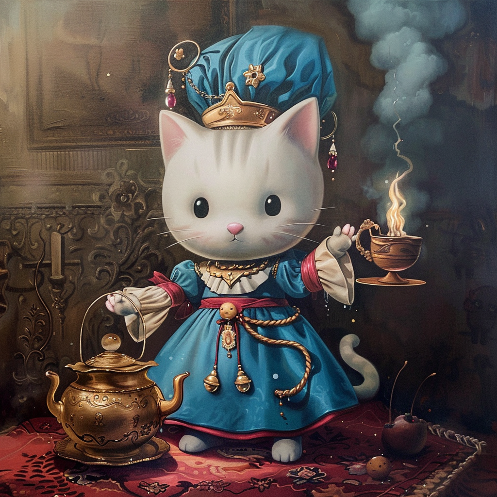 Hello Kitty Genie Smiling