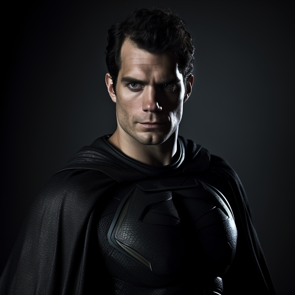 Henry Cavill as Batman in Tim Burtonsville