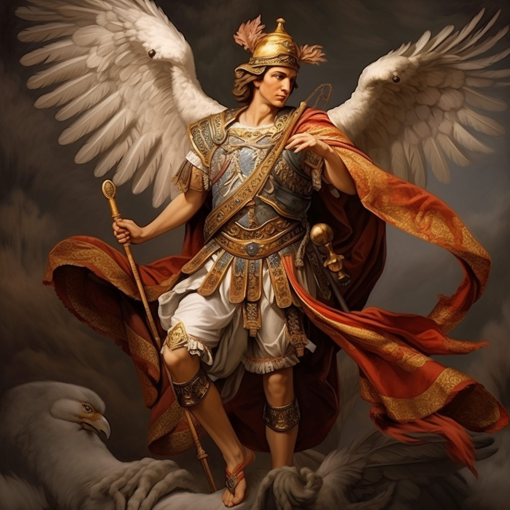 Image of Hermes, the Mythological Herald ?