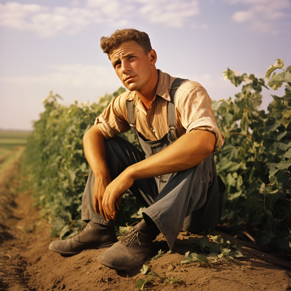 A brave hero enjoying a break on a Kibbutz