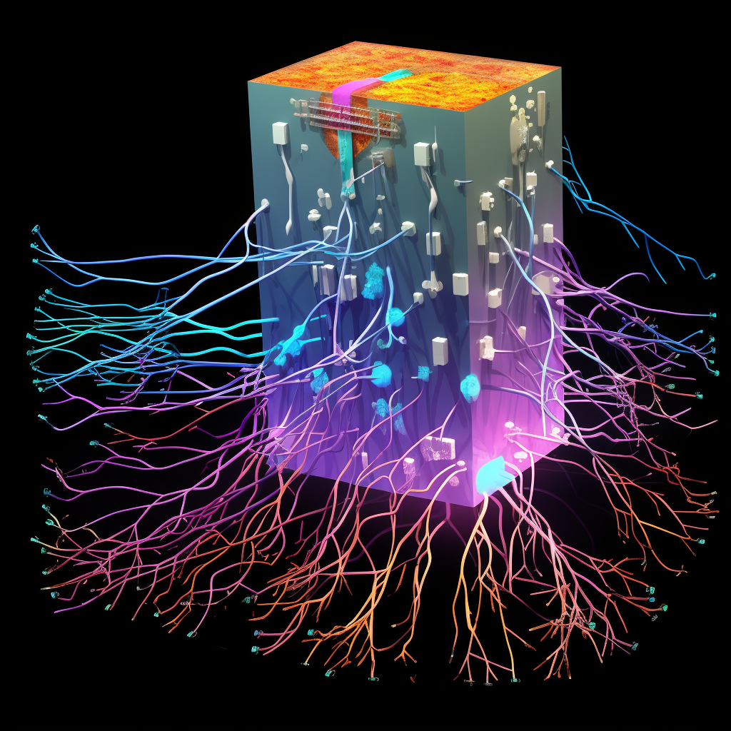 Illustration of hierarchical neural system in Axolo Cores