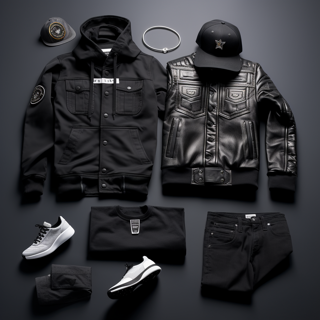 Stylish luxury streetwear set for men