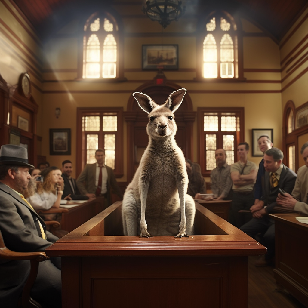 Kangaroo court scene in high definition