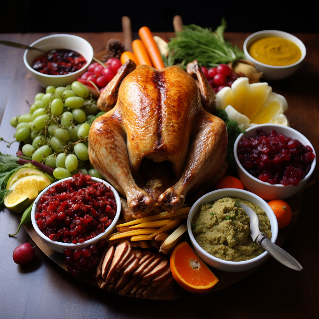 Funny Thanksgiving dish preparation with step-by-step guide