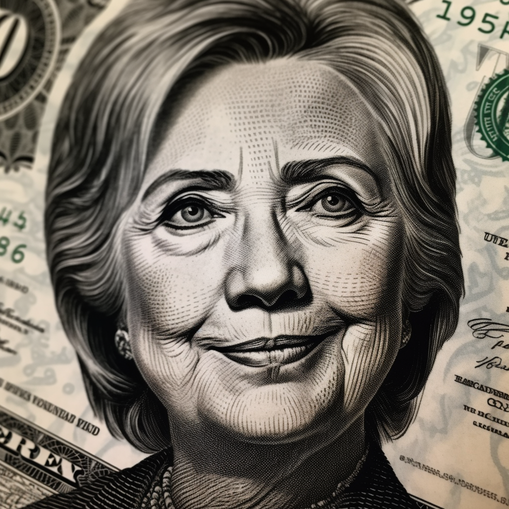 Hillary Clinton on 100 Dollar Bill